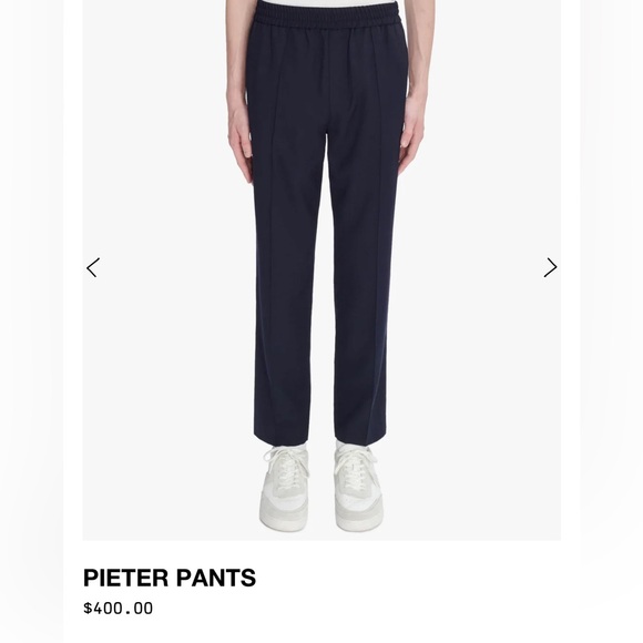 A.P.C PIETER PANTS Navy Blue - Picture 1 of 9